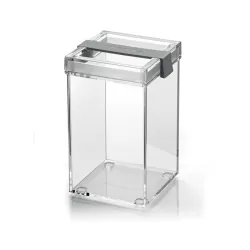 Barattolo Cc.1150 'click&fresh' grigio scuro perlato - Guzzini