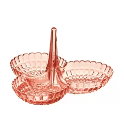 Antipastiera 'tiffany' rosa corallo - Guzzini