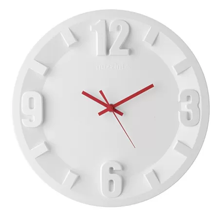 Orologio da parete 3-6-9-12 bianco - Guzzini