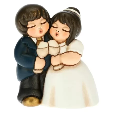 Coppia sposini che brindano - Thun