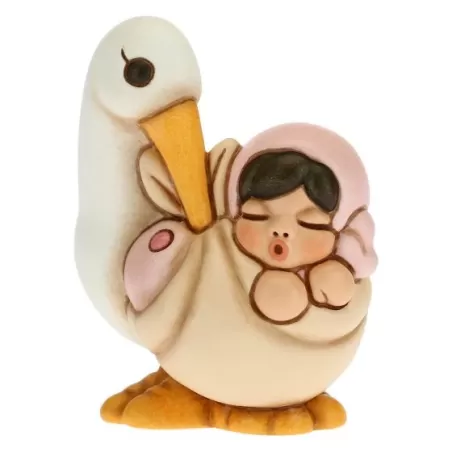 Cicogna nascita con bimba - Thun