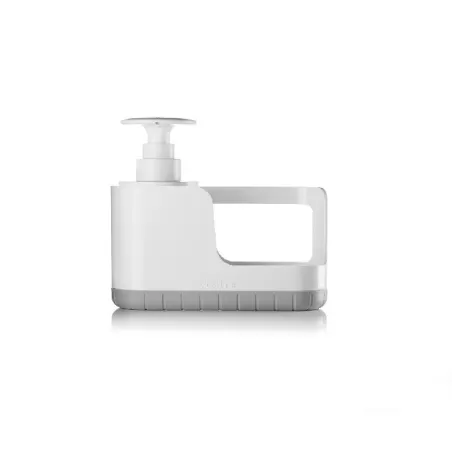 Organizzatore tidy&clean+push&soap grigio scuro perlato - Guzzini