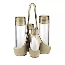 Menage bicolore grace sabbia - Guzzini