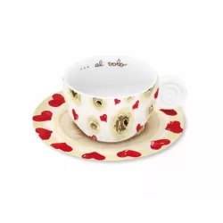 Tazza cappuccino hearts - Thun
