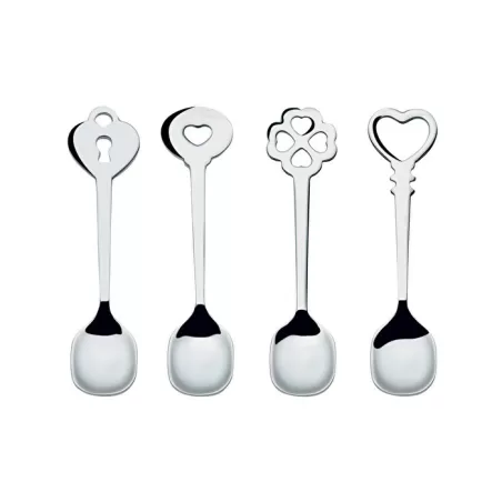 Set 4 cucchiaini 'love key' - Guzzini