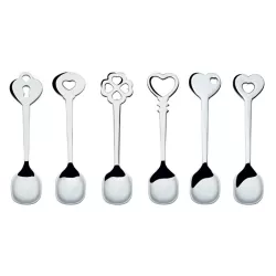 Set 6 cucchiaini 'love key' - Guzzini