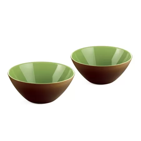 Set 2 ciotoline 'My fusion' moka/kiwi - Guzzini