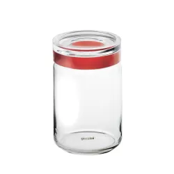 Barattolo xl - 1500cc rosso trasparente - Guzzini