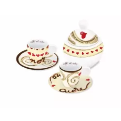 Set zuccheriera + 2 tazzine hearts - Thun