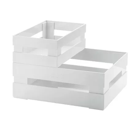 Set 2 cassette tidy&store bianco - Guzzini