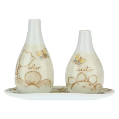 Set olio e aceto Elegance con vassoio - Thun