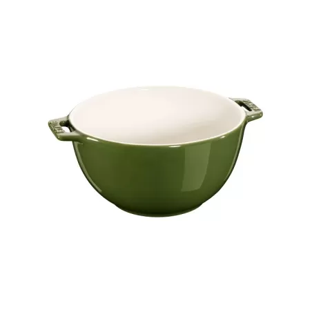 Ciotola in ceramica verde basilico Cm. 18 - Staub