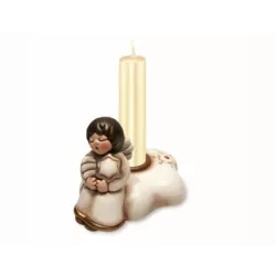Portacandele con angelo natale - Thun
