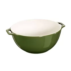 Ciotola in ceramica verde basilico Cm. 25 - Staub