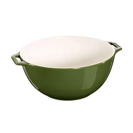 Ciotola in ceramica verde basilico Cm. 25 - Staub