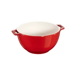 Ciotola in ceramica rosso ciliegia Cm. 18 - Staub