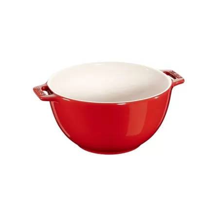 Ciotola in ceramica rosso ciliegia Cm. 18 - Staub