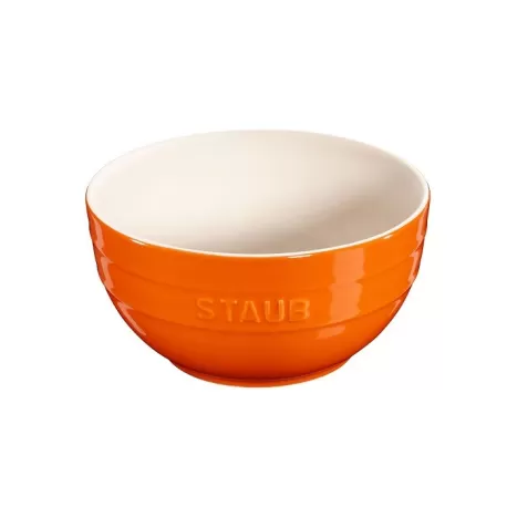 Ciotola in ceramica arancio Cm. 17 - Staub