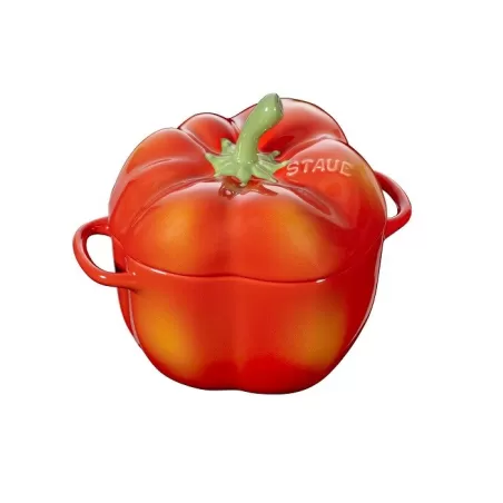 Cocotte peperone in ceramica arancio - Staub