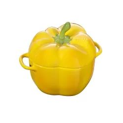 Cocotte peperone in ceramica giallo - Staub