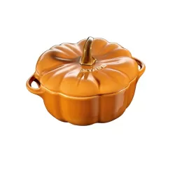 Cocotte zucca in ceramica cannella Cm. 15 - Staub