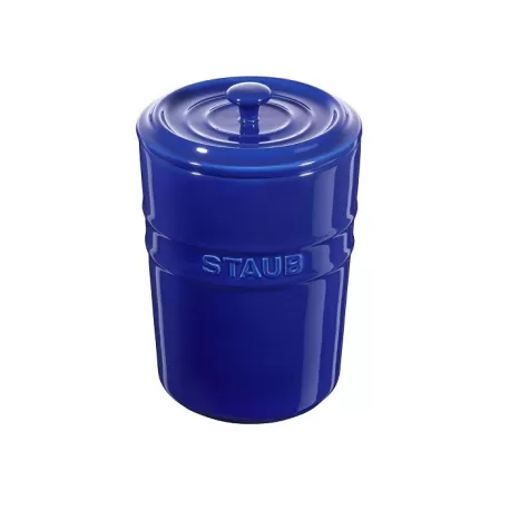 Contenitore in ceramica blu - Staub