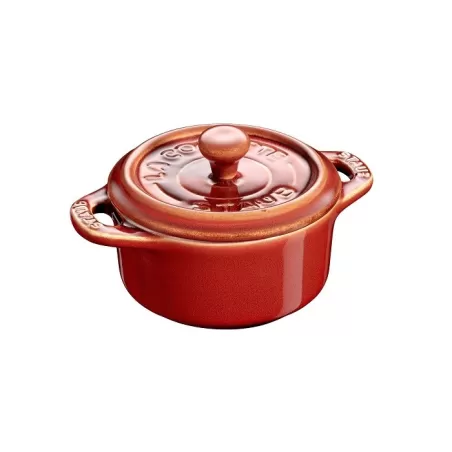 Mini cocotte in ceramica rame anticato Cm. 10 - Staub