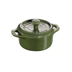 Mini cocotte in ceramica verde basilico Cm. 10 - Staub