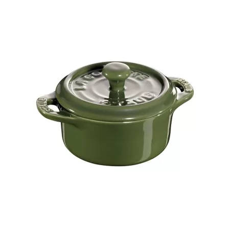 Mini cocotte in ceramica verde basilico Cm. 10 - Staub