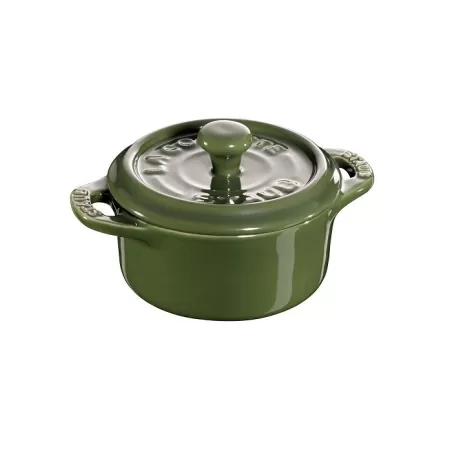 Mini cocotte in ceramica verde basilico Cm. 10 - Staub