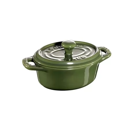 Mini cocotte in ceramica verde basilico Cm. 11 - Staub