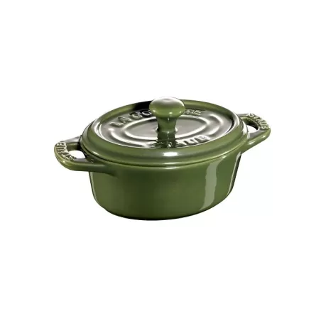 Mini cocotte in ceramica verde basilico Cm. 11 - Staub