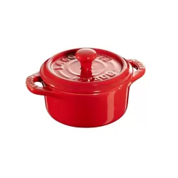 Mini cocotte in ceramica rosso ciliegia Cm. 10 - Staub