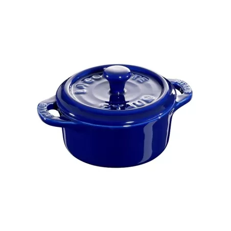 Mini cocotte in ceramica blu Cm. 10 - Staub