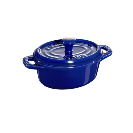 Mini cocotte in ceramica blu Cm. 11 - Staub