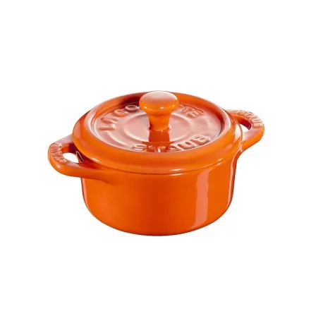 Mini cocotte in ceramica arancio Cm. 10 - Staub