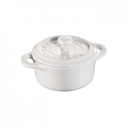 Mini cocotte in ceramica bianco Cm. 10 - Staub