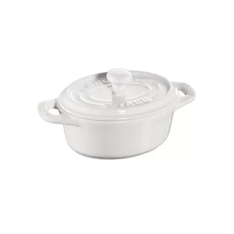 Mini cocotte in ceramica bianco Cm. 11 - Staub