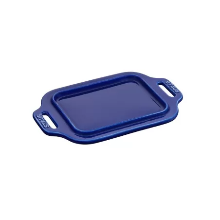 Piatto da burro in ceramica blu - Staub