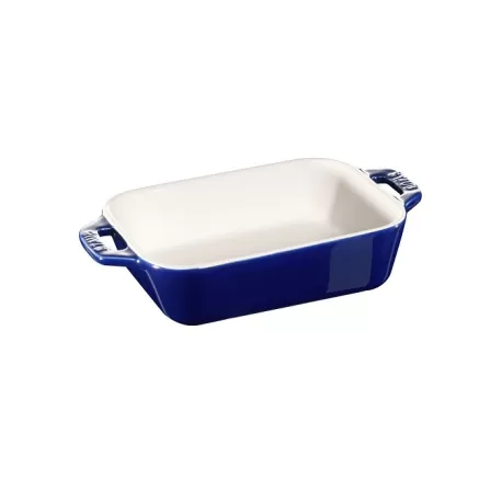 Pirofila in ceramica blu Cm. 14x11 - Staub