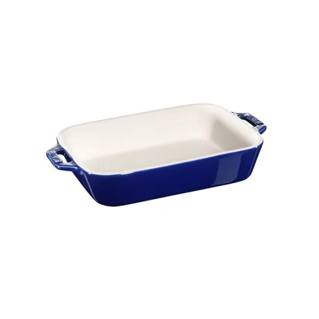 Pirofila in ceramica blu Cm. 20x16 - Staub