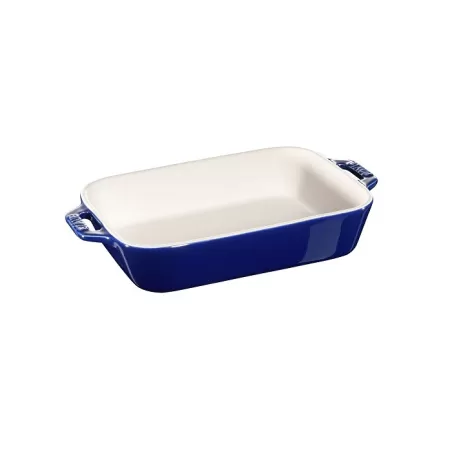 Pirofila in ceramica blu Cm. 20x16 - Staub