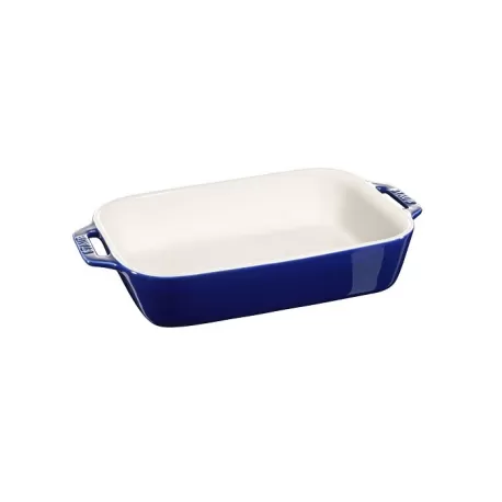 Pirofila in ceramica blu Cm. 27x20 - Staub