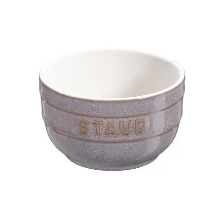 Pirottini in ceramica grigio anticato set 2 pezzi - Staub