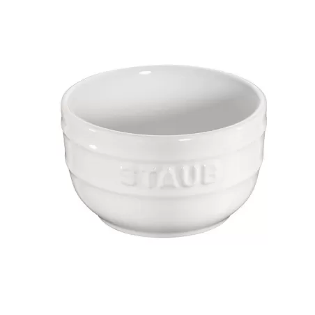 Pirottini in ceramica bianco set 2 pezzi - Staub