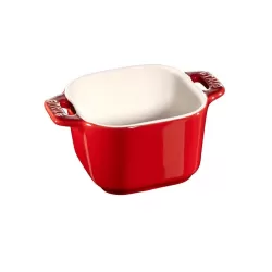 Pirottini in ceramica rosso ciliegia set 2 pezzi - Staub