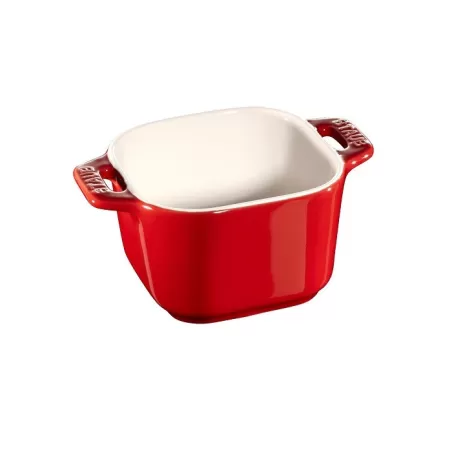 Pirottini in ceramica rosso ciliegia set 2 pezzi - Staub
