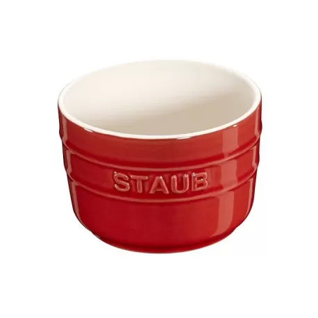 Pirottini in ceramica rosso ciliegia set 2 pezzi - Staub