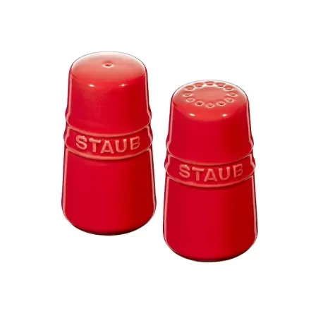 Porta sale e pepe in ceramica rosso ciliegia - Staub
