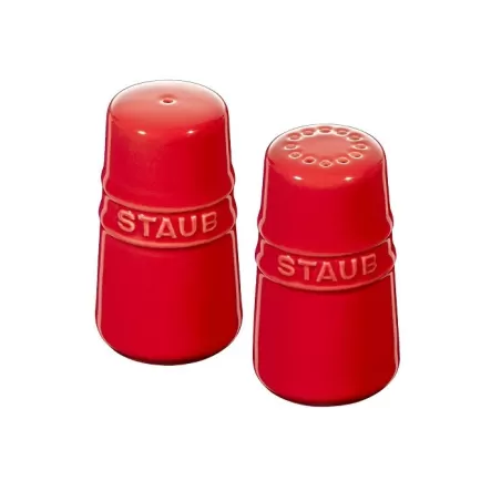 Porta sale e pepe in ceramica rosso ciliegia - Staub